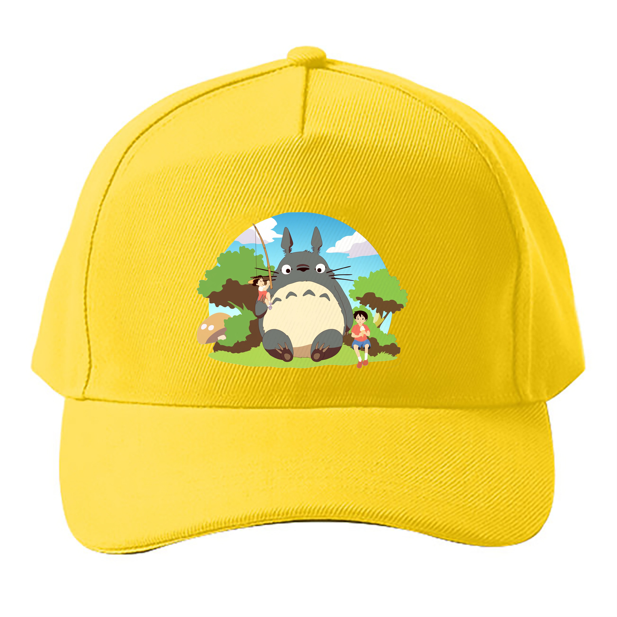 （画像用） となりのトトロ 草壁メイ 草壁サツキ My Neighbor Totoro Satsuki Kusakabe Mei Kusakabe ベースボールキャップ 綿100％ 男女兼用 帽子 スポーツ